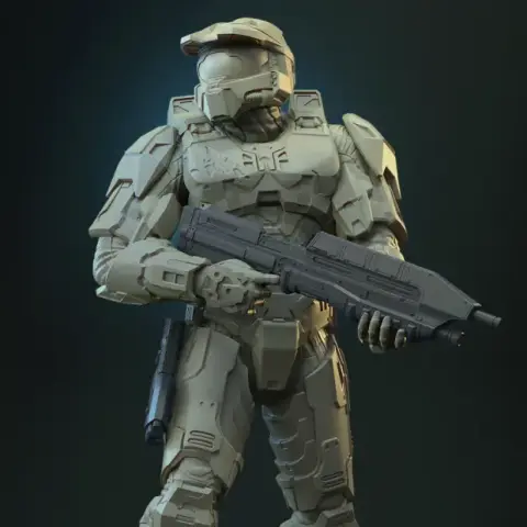 Master Chief John-117 3D Printer Files | Assembly